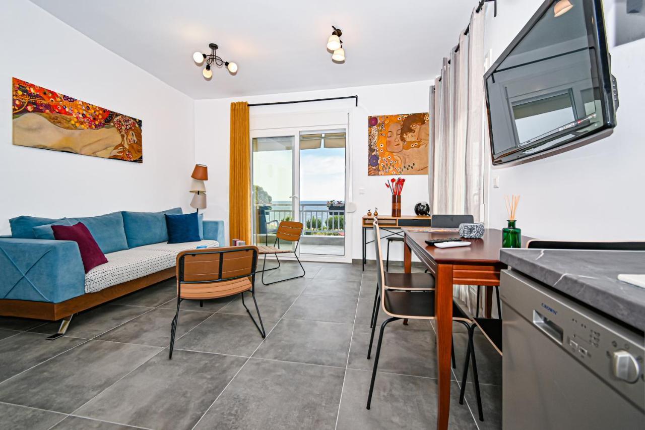 E & D Family Apartment By The Sea Kalyves Polygyrou Bagian luar foto