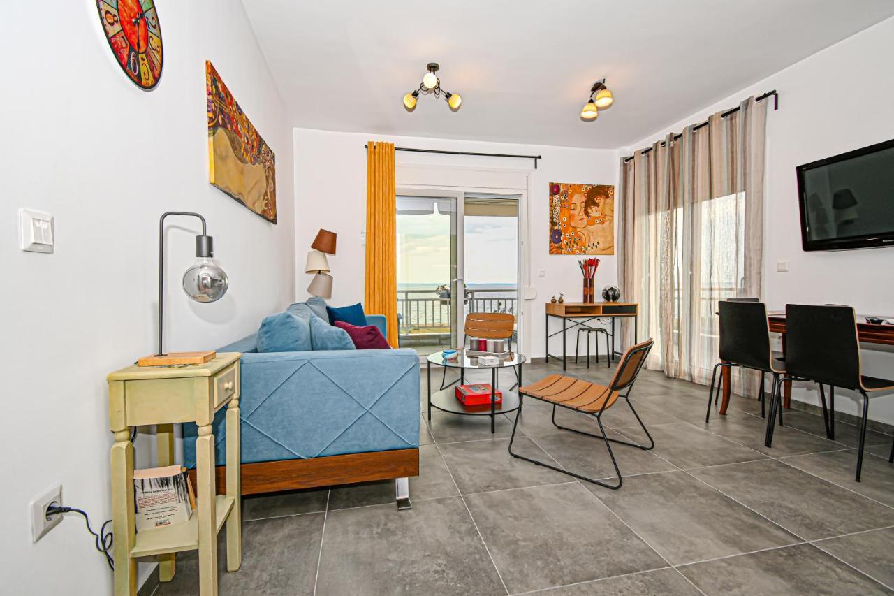E & D Family Apartment By The Sea Kalyves Polygyrou Bagian luar foto