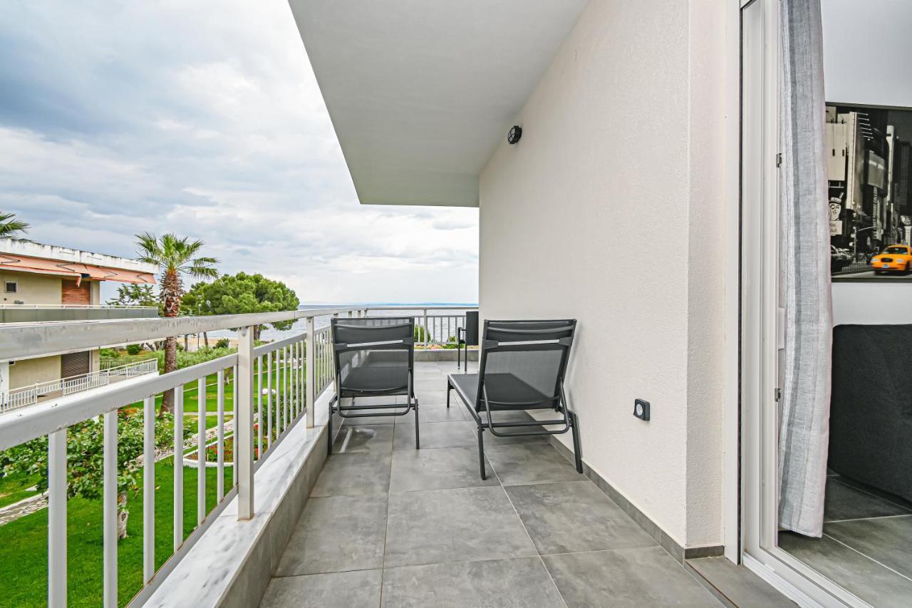 E & D Family Apartment By The Sea Kalyves Polygyrou Bagian luar foto