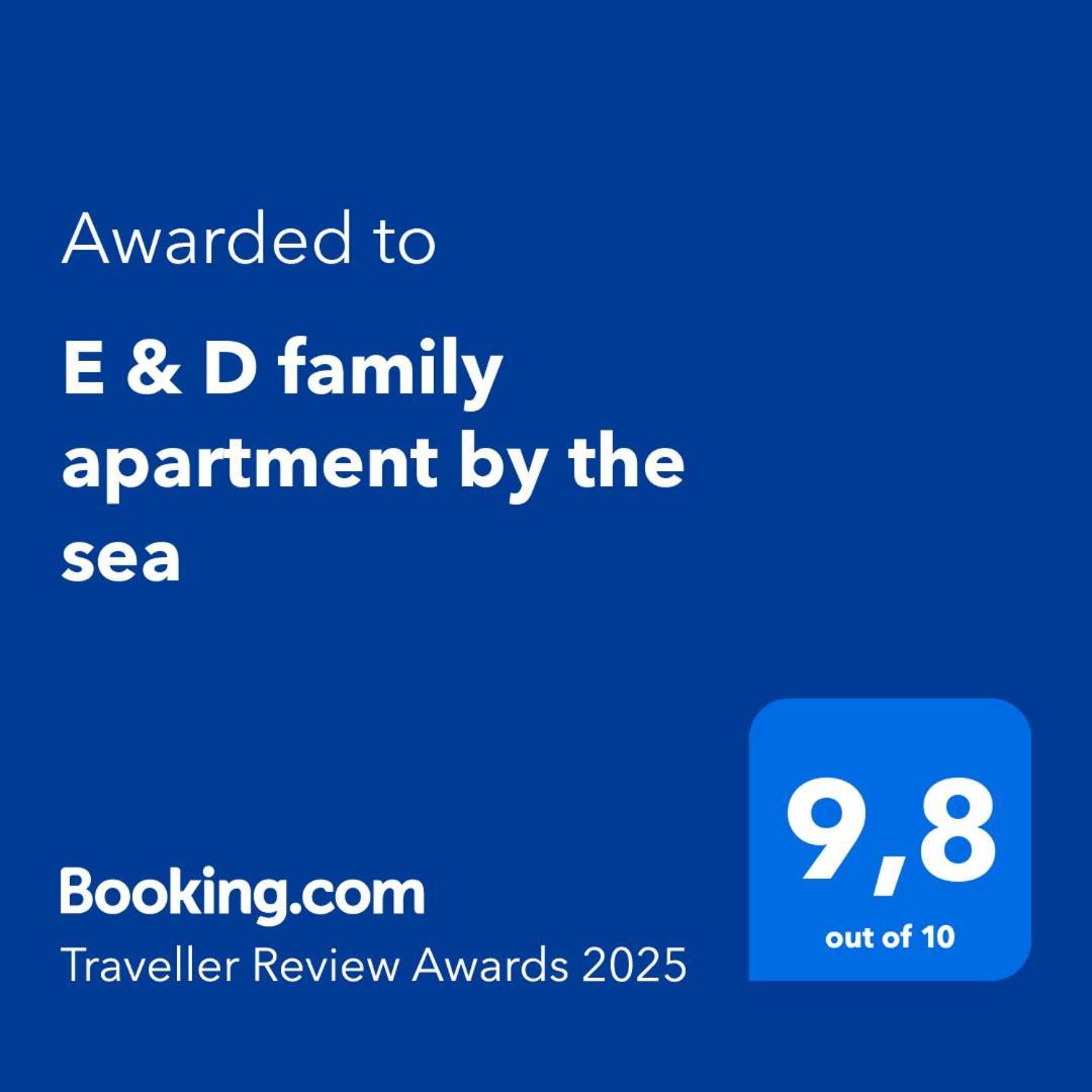 E & D Family Apartment By The Sea Kalyves Polygyrou Bagian luar foto